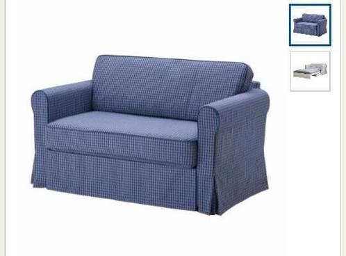 Hagalund, Huis en Inrichting, Slaapkamer | Slaapbanken, Zo goed als nieuw, 200 cm, Eenpersoons, Blauw, Ophalen of Verzenden