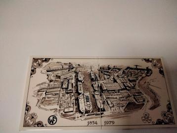 2 x losse oude tegeltjes van wilton fijernoord 1854 1979  beschikbaar voor biedingen