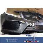 W156 FACELIFT GLA AMG VOORBUMPER COMPLEET + GLA45 GRIL ORIGI, Gebruikt, -, Voor, Ophalen of Verzenden