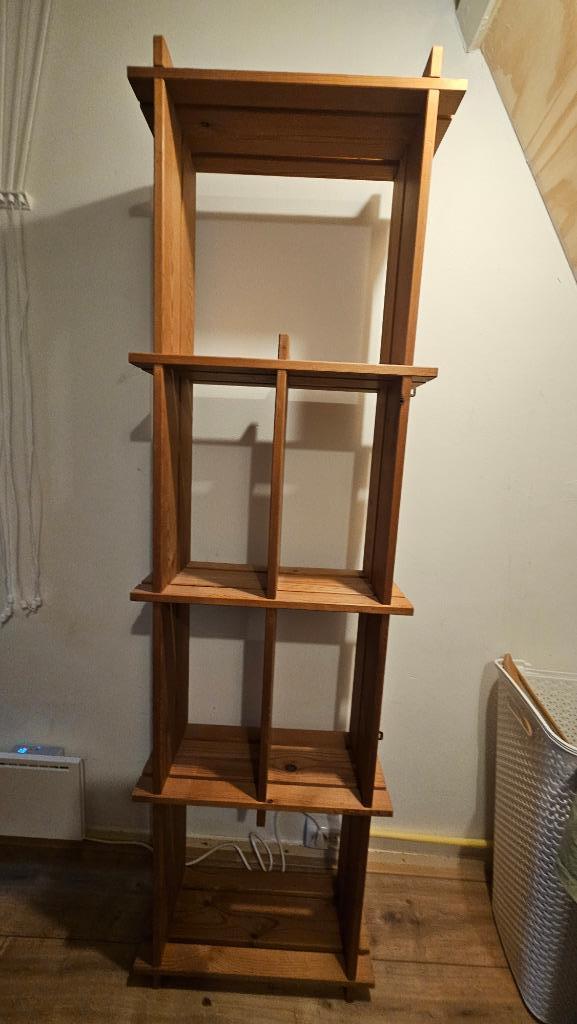 Open rustieke vakken kast, Huis en Inrichting, Kasten | Wandmeubels, Gebruikt, 150 tot 200 cm, Minder dan 150 cm, Minder dan 25 cm