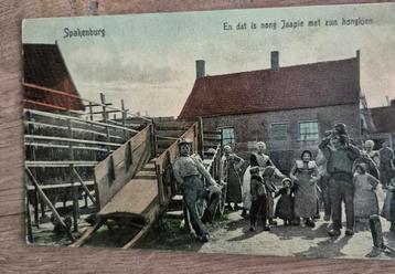 Oude ansichtkaart Spakenburg, Jaapie met z'n hongkien beschikbaar voor biedingen