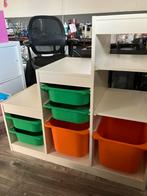 Ikea Trofast trapkast incl bakken en plankjes, Kinderen en Baby's, Kinderkamer | Commodes en Kasten, Ophalen, Gebruikt, Kast, 75 tot 100 cm