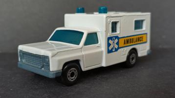 Chevrolet Ambulance 3inch Matchbox Pol  beschikbaar voor biedingen