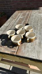 6x vintage Hitkari kopjes, Ophalen of Verzenden