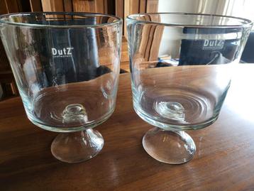 Dutz Collection Glazen - Set van 2= 27cm h en 20 cm br beschikbaar voor biedingen