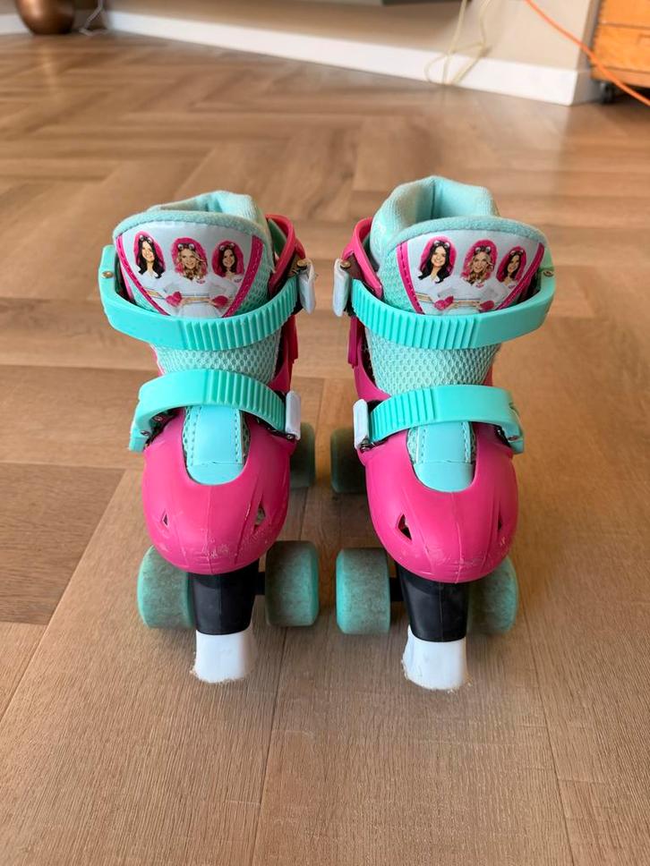 K3 Dromen Rolschaatsen - Maat 30-33 - Roze/Mintgroen, Kinderen en Baby's, Speelgoed | Buiten | Rolschaatsen, Gebruikt, Kinderen