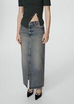 Lange maxi spijkerrok, medium, Maat 38/40 (M), Mango, Nieuw, Onder de knie