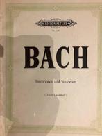 Bach Peters 4201 Inventionen Sinfonien bladmuziek, Ophalen of Verzenden, Gebruikt, Artiest of Componist, Klassiek