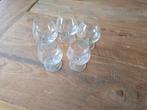 Drank glazen 5 stuks, Verzamelen, Glas en Borrelglaasjes, Ophalen, Zo goed als nieuw