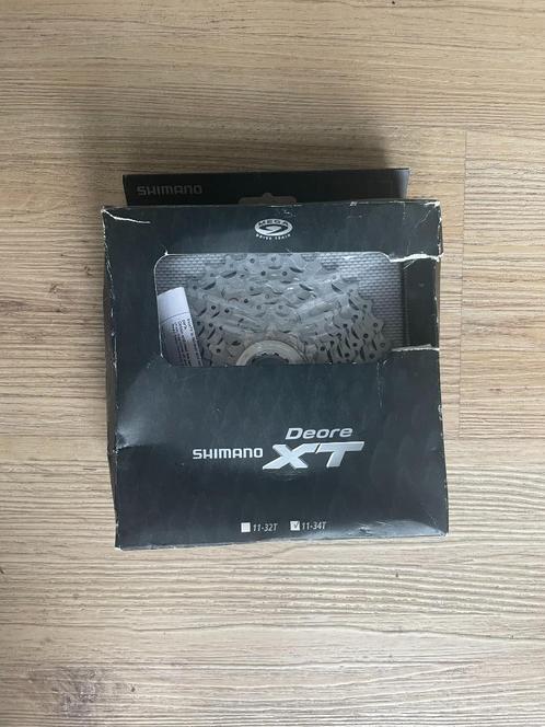 Shimano Deore XT cassette CS-M770 9-speed 11-34T, Fietsen en Brommers, Fietsonderdelen, Nieuw, Derailleur of Ketting, Ophalen