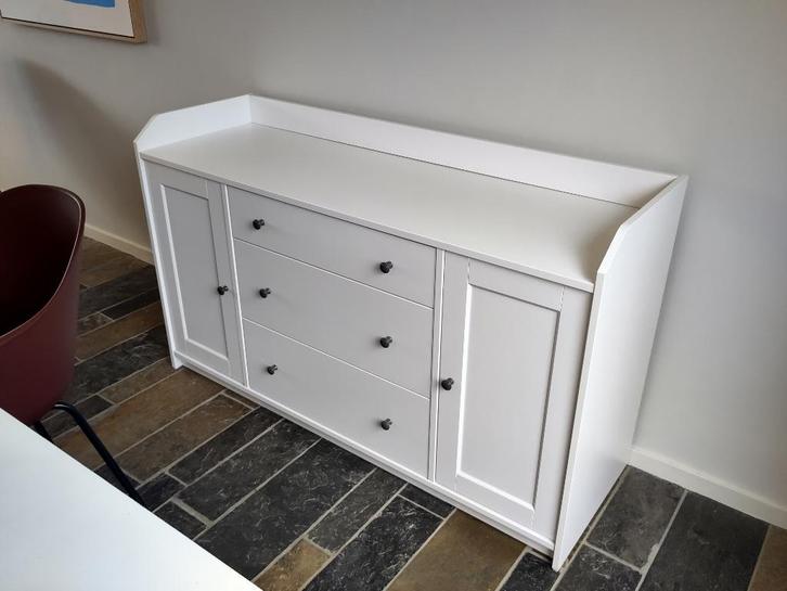 IKEA Hauga buffetkast, Huis en Inrichting, Kasten | Buffetkasten, Gebruikt, Minder dan 100 cm, 100 tot 150 cm, 25 tot 50 cm, Ophalen
