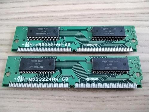 2x 8mb 72pins EDO geheugen 60ns, Computers en Software, Vintage Computers, Ophalen of Verzenden