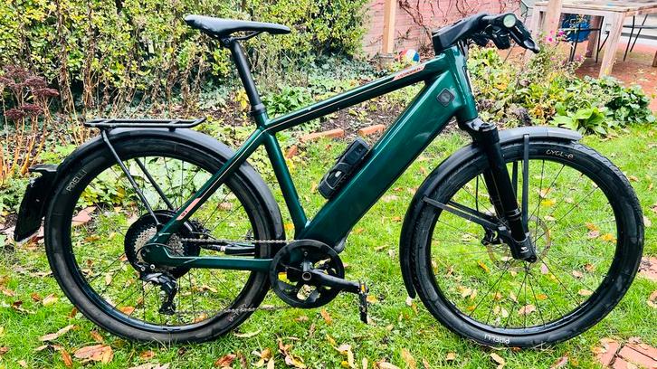 Stromer ST3 - Maat L - Classic Green, Fietsen en Brommers, Elektrische fietsen, Gebruikt, Stromer, 55 tot 59 cm, 30 tot 50 km per accu