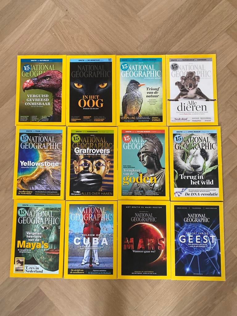 National Geographic Jaargang 2016 - Complete Collectie, Ophalen of Verzenden, Zo goed als nieuw, Wetenschap en Natuur