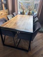 Houten mango eettafel 180/90 cm, 150 tot 200 cm, Eikenhout, Ophalen of Verzenden, Zo goed als nieuw