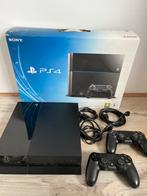 Playstation 4 500gb met 2 controllers en alle kabels, Ophalen, 500 GB, Met 2 controllers, Zo goed als nieuw