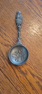 Decoratieve pewter lepel, Antiek en Kunst, Antiek | Tin, Ophalen of Verzenden