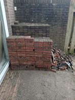 Gebakken sierbestrating dikformaat en koppelstones rood, Ophalen, Overige materialen, Gebruikt, Overige typen