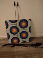 Kinderboog met schietschijf en pijlen, Sport en Fitness, Handboogschieten, Ophalen, Gebruikt, Recurveboog