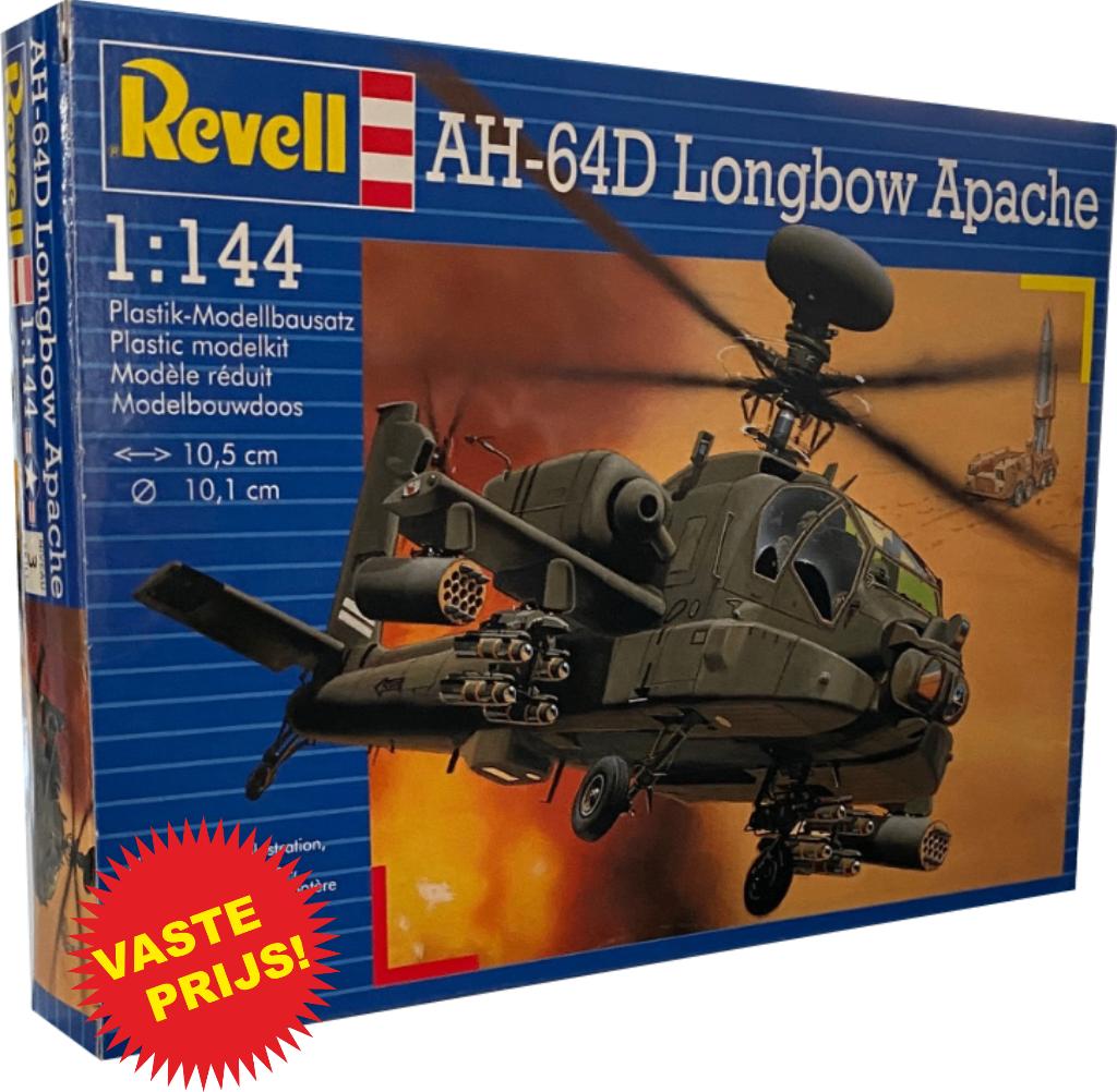 AH-64D Longbow Apache (Revell 04046) 1/144, 1:72 tot 1:144, Nieuw, Ophalen of Verzenden, Revell