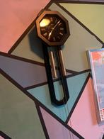 Wandklok met Pendule, Ophalen of Verzenden, Gebruikt, Analoog, Wandklok
