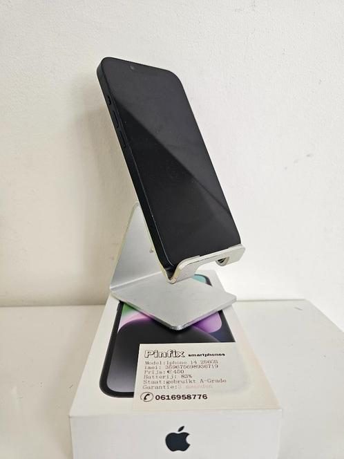 iPhone 14 256GB, Telecommunicatie, Mobiele telefoons | Telefoon-opladers, Zo goed als nieuw, Apple iPhone, Ophalen of Verzenden