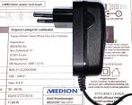 Wanji MEDION WJG-Y132200500W 22V 0.5A AC DC Adapter MD10731, Ophalen of Verzenden, Nieuw
