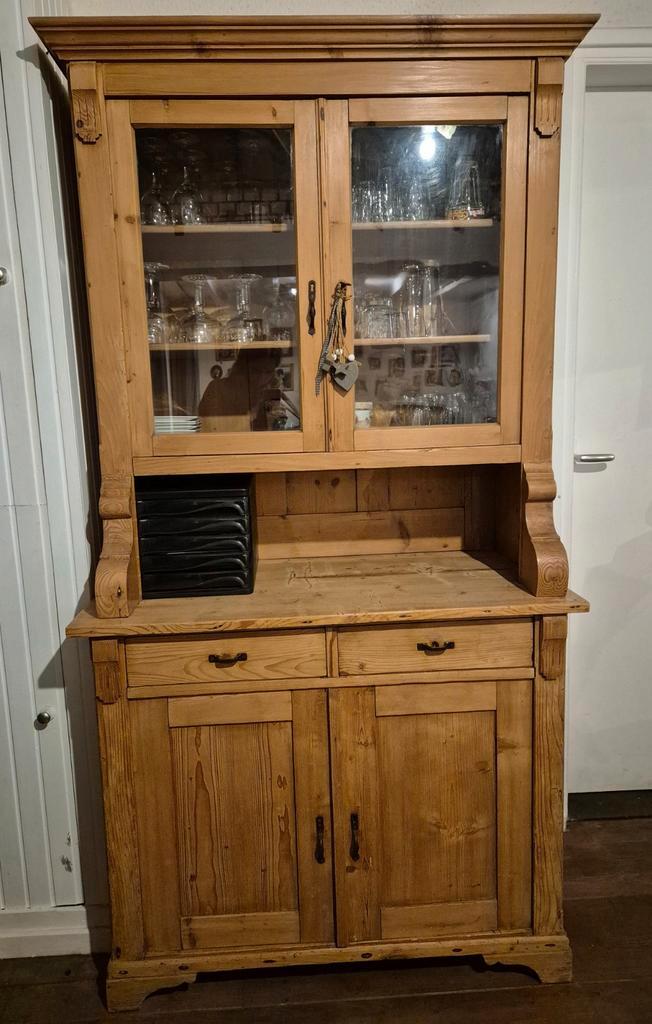 Mooie buffetkast, in goede staat - 203x107x53cm, Huis en Inrichting, Kasten | Buffetkasten, Gebruikt, 200 cm of meer, 25 tot 50 cm