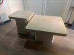 Travertin salontafel marmer salontafel, Ophalen of Verzenden, Zo goed als nieuw, 100 tot 150 cm, Minder dan 50 cm
