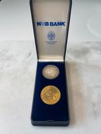 Nmb bank munten 1984, Postzegels en Munten, Munten | Nederland, Ophalen of Verzenden, Koningin Beatrix
