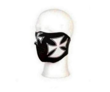 face mask, biker mask, cross, zwart, rocker, man, vrouw beschikbaar voor biedingen