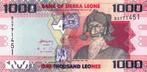 Sierra Leone 1000 leones 2010 - UNC, Verzenden, Overige landen, Los biljet