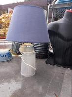 Huizen - Vintage Lampvoet / Fraai geslepen glas, Ophalen of Verzenden, Zo goed als nieuw, Rond, Minder dan 25 cm