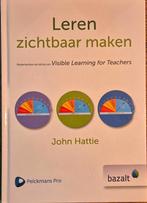 Leren zichtbaar maken - John Hattie (2019), Boeken, Ophalen of Verzenden, Zo goed als nieuw, HBO, John Hattie
