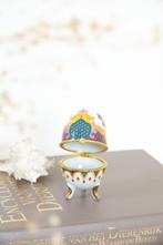Porseleinen vintage sieraden ei, Ophalen of Verzenden