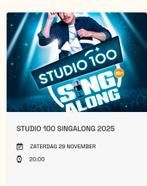 Studio100 singalong Antwerpen 4 tickets 29 nov., Tickets en Kaartjes, Evenementen en Festivals, Drie personen of meer