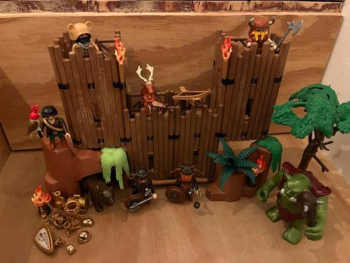 Playmobil dwergen ridders kasteel bos 2, Kinderen en Baby's, Speelgoed | Playmobil, Zo goed als nieuw, Complete set, Ophalen of Verzenden