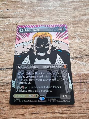 MTG Mythic Rare Eddie Brock // Venom - Foil Kaart beschikbaar voor biedingen