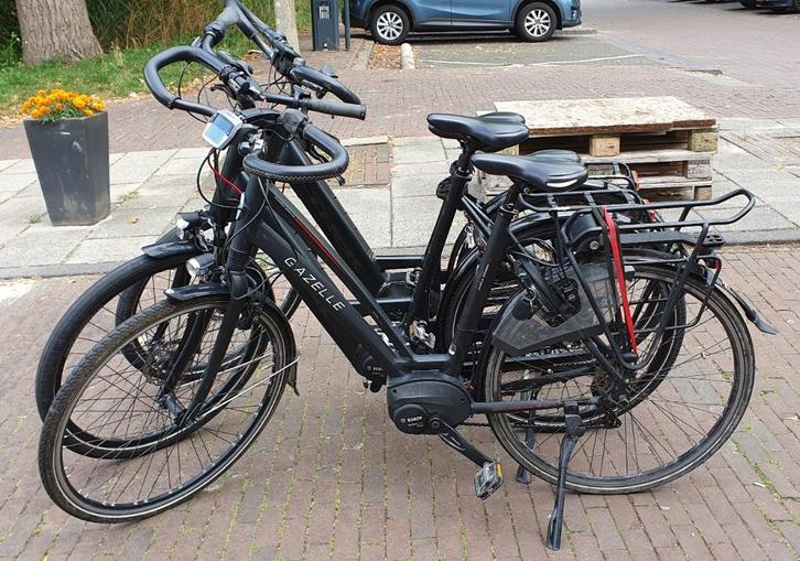 4 fietsen Trek district 6 en Gazelle chamonix met werk Bosch, Fietsen en Brommers, Fietsen | Dames | Damesfietsen, Gebruikt, Gazelle