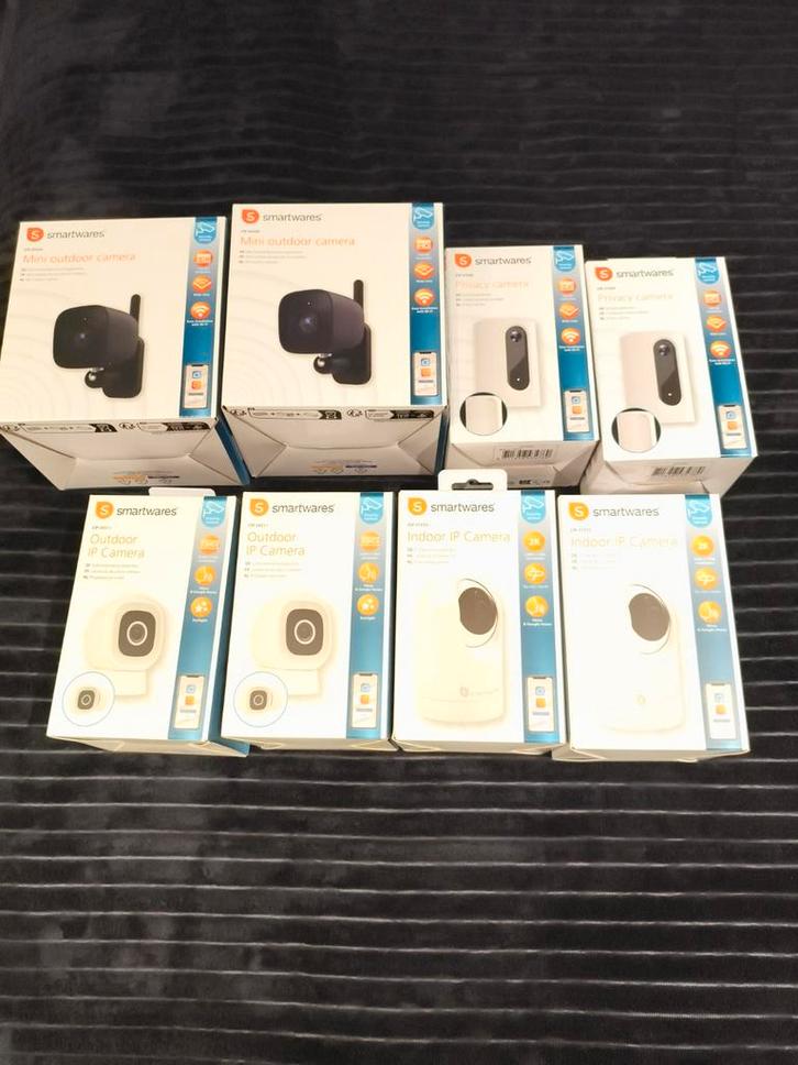 Smartwares IP Camera Set - Nieuw in Doos! Videobewaking, Doe-het-zelf en Verbouw, Alarmsystemen, Nieuw, Ophalen