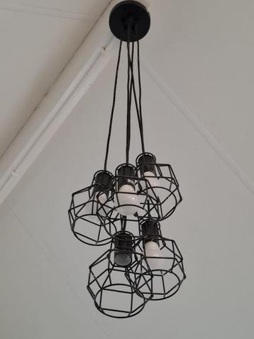 GAMMA hanglamp Miran (zwart) met 5 lichtpunten beschikbaar voor biedingen