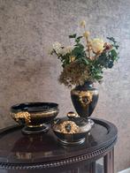 Versace Set - Vaas, Schaal, Potten, Huis en Inrichting, Zwart, Aardewerk of Porselein, Ophalen of Verzenden, Zo goed als nieuw