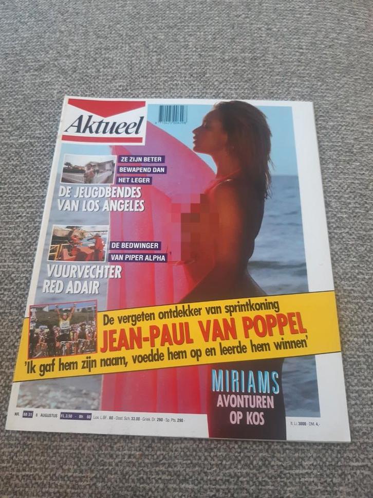 31.Aktueel 1988. Jean-Paul van Poppel. Red Adair. Ralph Inba, Verzamelen, Tijdschriften, Kranten en Knipsels, Tijdschrift, 1980 tot heden