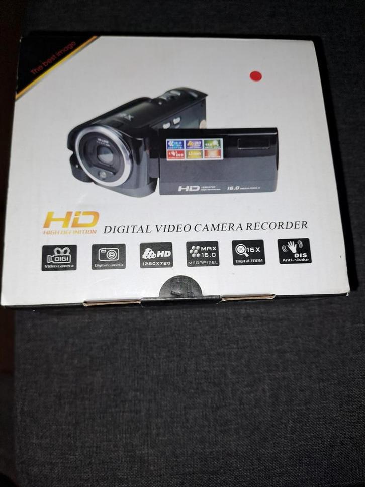 Nieuwe Flog Videocamera - Nooit Gebruikt!, Audio, Tv en Foto, Videocamera's Digitaal, Nieuw, Camera, Overige merken, Ophalen of Verzenden