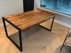 Eettafel bruin 160cm, Huis en Inrichting, Tafels | Eettafels, Ophalen, 50 tot 100 cm, Zo goed als nieuw, Vijf personen of meer