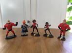 Set 5 figurines The Incredibles, Verzamelen, Disney, Ophalen of Verzenden, Zo goed als nieuw, Beeldje of Figuurtje