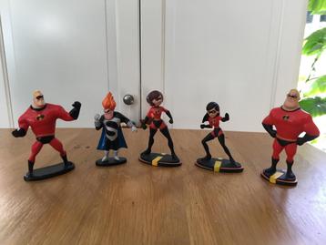 Set 5 figurines The Incredibles