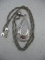 Monet Zilverklr. Ketting met Hanger Vintage, Ophalen of Verzenden, Overige materialen, Overige typen