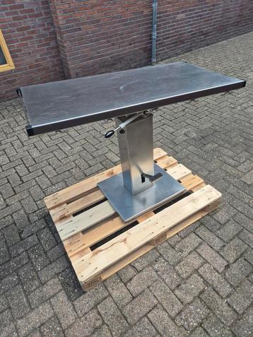 RVS behandeltafel voor dieren  beschikbaar voor biedingen