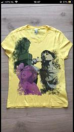 Garcia shirtje met opdruk en pailletten, Meisje, Ophalen of Verzenden, Zo goed als nieuw, Shirt of Longsleeve